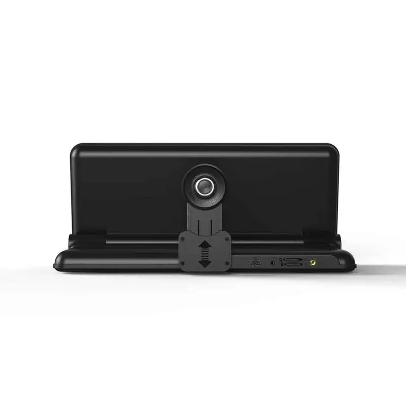 Складная Автомобильная Dvr 8 дюймов видеорегистратор Android 5,1 Gps навигация с двумя объективами камера s Авто рекордер Full Hd 1080P Автомобильный видеорегистратор для Ch