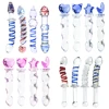 Crystal Glass Dildos Realistic Dildo Penis Glass Beads G-Spot Anal Butt Plug Erotic Sex toys for Woman Couples Adults 1