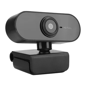 

1080P Computer Camera with Microphone Desktop USB Webcam Free-Drive for Video Call High Quality