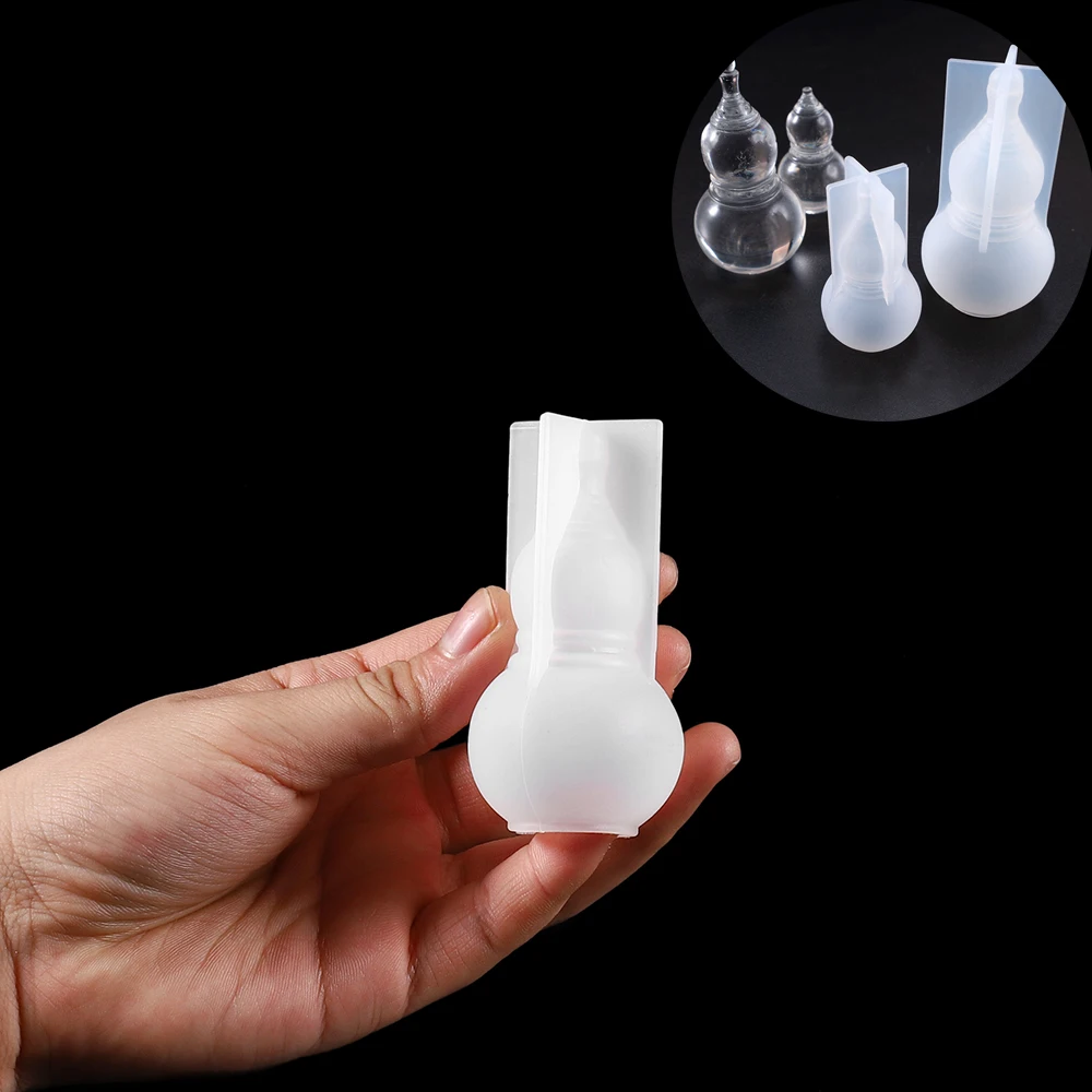 

1pcs Translucent Drops Of Glue Gourd Silicone Mold UV Epoxy Resin Decorative Craft For Handmade DIY Jewelry Making Tools Moulds