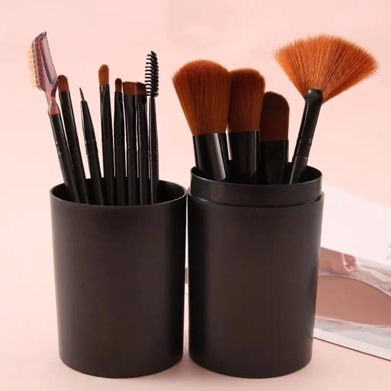 

12pcs Beauty Makeup Brushes Set Cosmetic Foundation Powder Blush Eye Shadow Lip Blend Make Up Brush Tool Kit Maquiagem