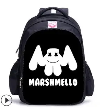 Модная милая детская школьная сумка, популярный рюкзак DJ Marshmello, школьные подарки для учеников начальной и средней школы - Цвет: picture color
