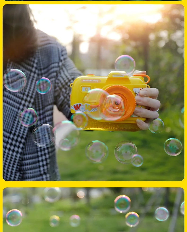 Zhen Fashion Platypus Bubble camera Douyin полезный продукт онлайн Стиль Знаменитостей фото камера дующий пузырь машина для девочек