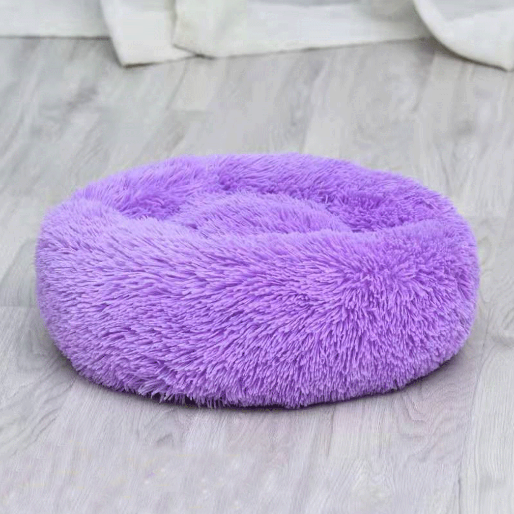 Haustier Hund Katze beruhigendes Bett weiches Plüsch rundes nettes Nest bequem