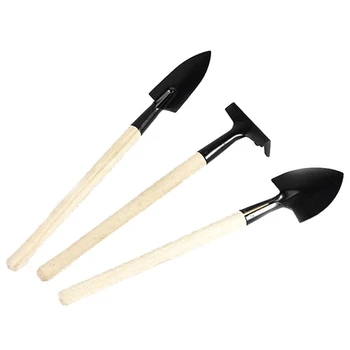 

3PCS/Set Mini Garden Shovels Claw Tool with Wooden Handles DIY Garden Hand Tools for Limited Areas Flower Pots Dropshipping