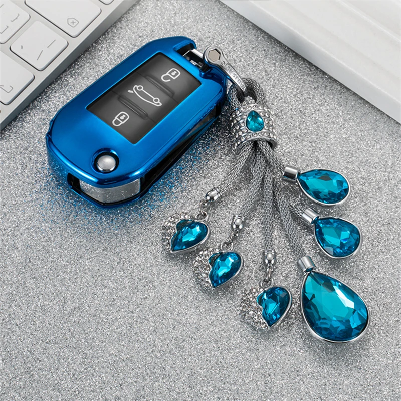 New Soft TPU 3 Button All inclusive Car Key Case Cover For Peugeot 107 308sw 407 208 508 408 Accessories Protection Shell