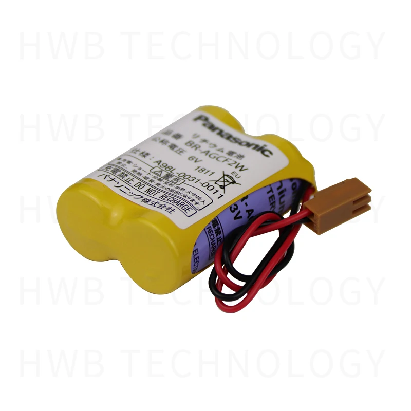 2 шт./лот pushout аккумулятор для Panasonic BR-AGCF2W с вилкой 6 в PLC FANUC литиевая батарея