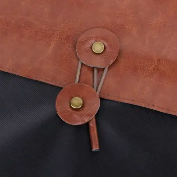 

Retro Men Women Leather File Folder Document Organizer Storage Bag Envelope Meeting Travel Conference Holder 090F