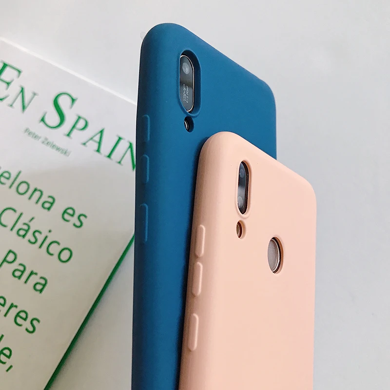 Роскошный цветной Мягкий чехол из ТПУ для телефона Huawei P30 Lite P20 P40 Mate 30 20 Y9 S 2019 Y5 Y6
