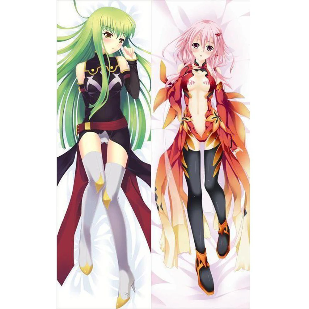 Bl Customize Japanese Anime Code Geass Guilty Crown Throw Otaku Dakimakura Gifts Bedding Hugging Body Pillow Case 150x50 Cm Pillow Case Aliexpress