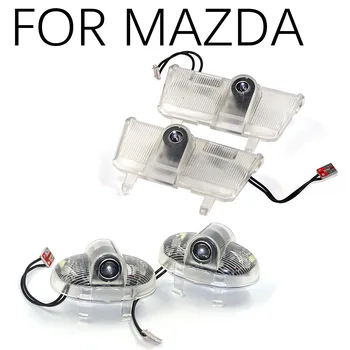 

2PCS Led Car Door Welcome Light Laser Projector Logo Ghost Shadow Lamp For MAZDA ATENZA 6 8 MAZDA6 RX8 CX-9 CX9 RUIYI MAZDA8 MPV