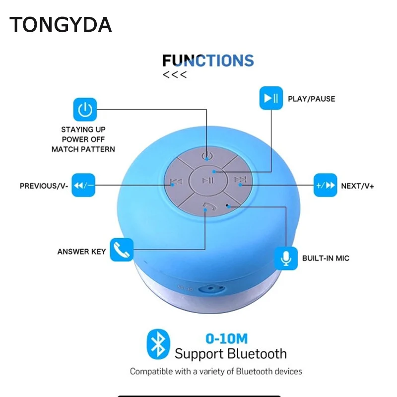 bluetooth speaker with built in mic