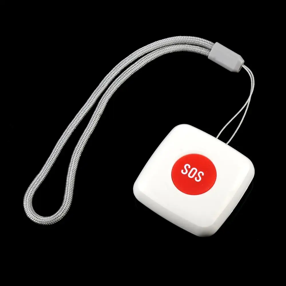 Medical Alert Button Emergency alarm button Mini Tuya ZigBee SOS Button Sensor Alarm Elderly Alarm Push Waterproof Emergency Panic Button Smart Home Security System