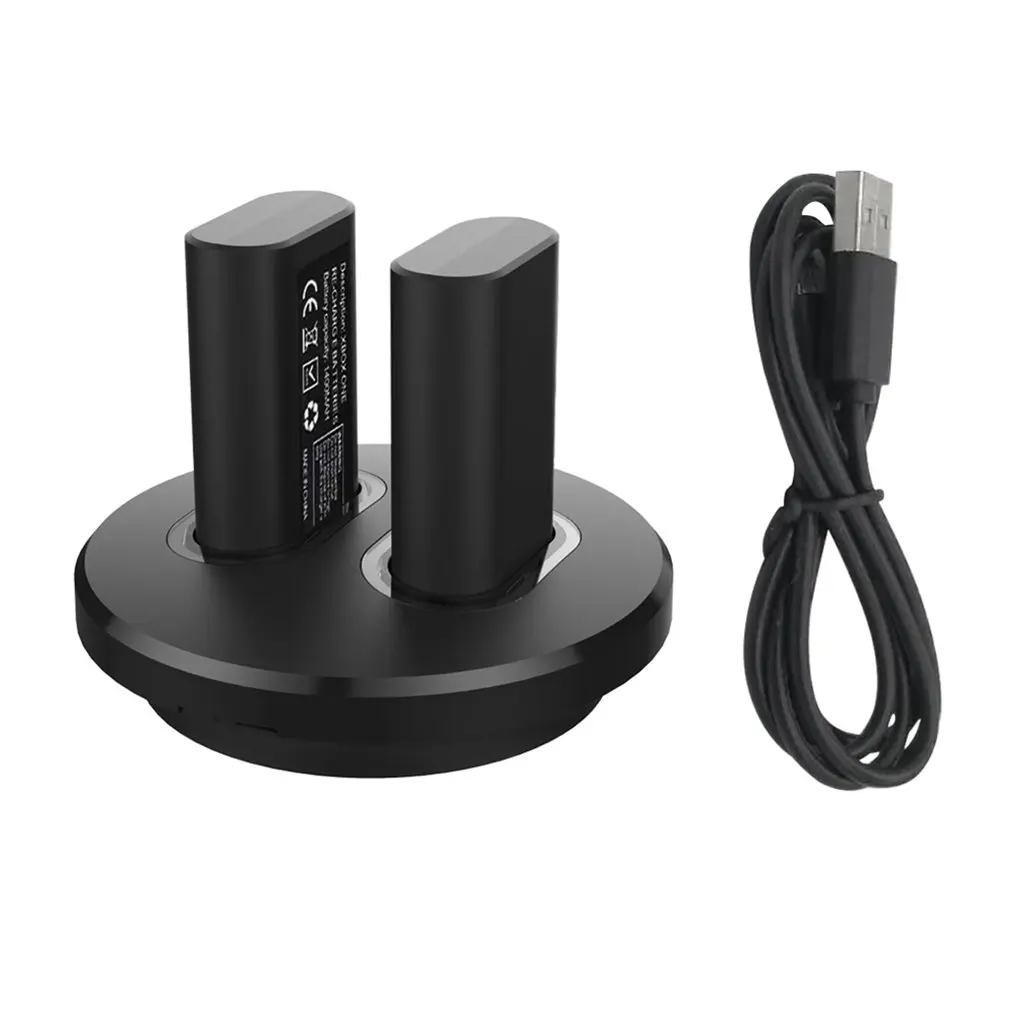 USB зарядная док-станция зарядное устройство+ 2 перезаряжаемые батареи для xbox ONE контроллер геймпад зарядный комплект