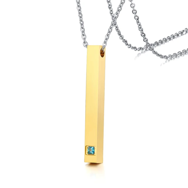 CZ necklace gold