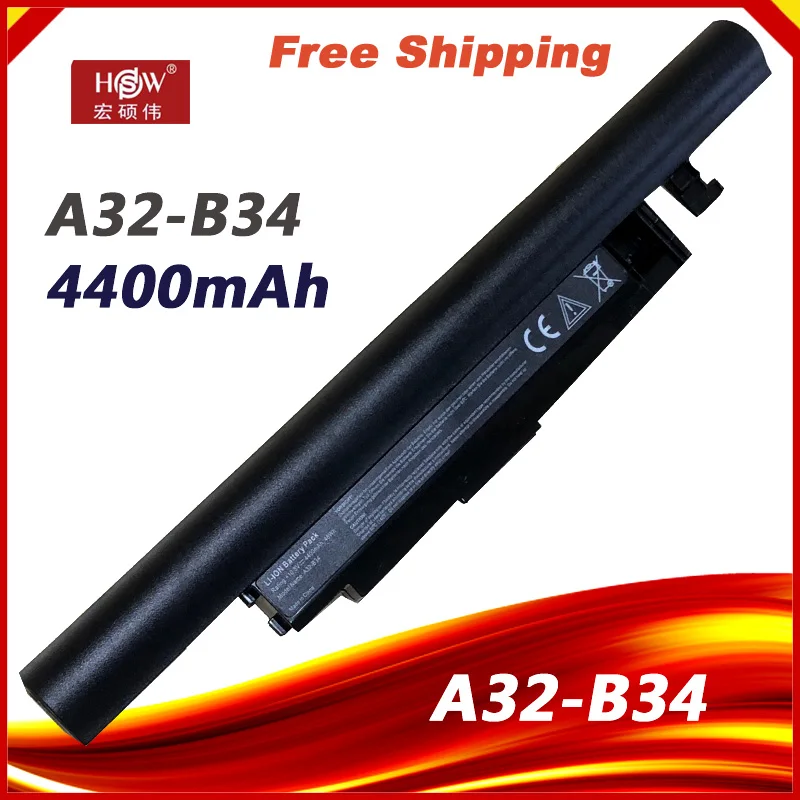 

10.8v 4400mAh 48Wh A41-B34 A32-B34 battery For Medion Akoya S4209 S4211 S4213 S4214 S4215 S4216