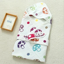 Одеяло с капюшоном для новорожденных; детское одеяло для пеленания; детское хлопковое муслиновое одеяло для сна; 6 слоев