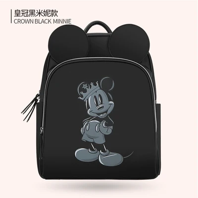 Disney Детская сумка-Органайзер из искусственной кожи, сумка для подгузников, рюкзак с надписью MOM, сумка для беременных, рюкзак для подгузников, большая сумка для подгузников - Цвет: 6