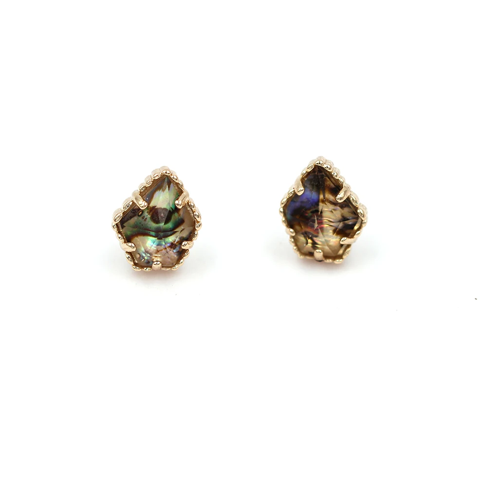 2 ablong earrings