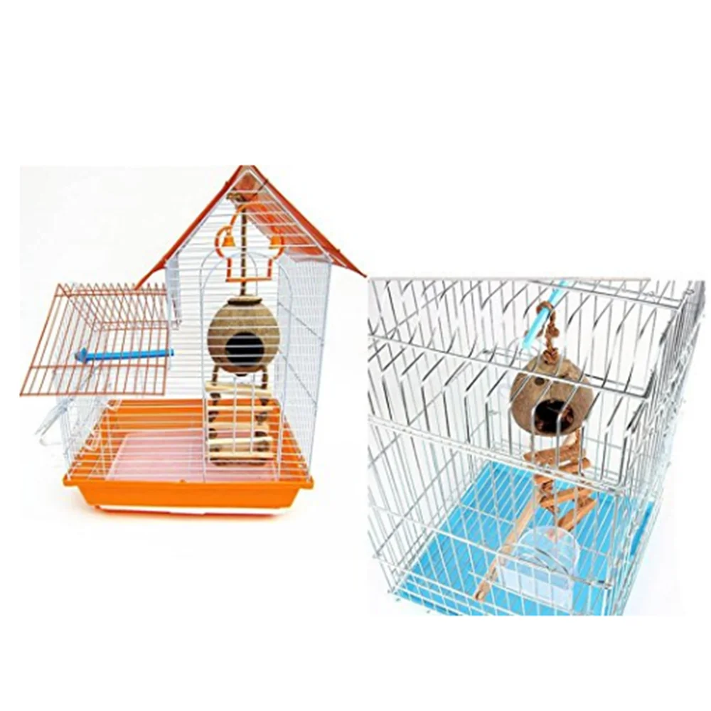 Птичье гнездо домик-клетка кормушка питомец попугай игрушечный попугай гамак подвесная клетка для птиц кровать игрушки хомяк дом попугай клетка