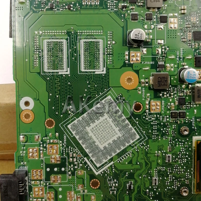 Akemy X550LA Laptop motherboard For Asus X550LA X550LD X550LC Y581L A550L R510L Y583L Test original mainboard 4G RAM I7-4500U