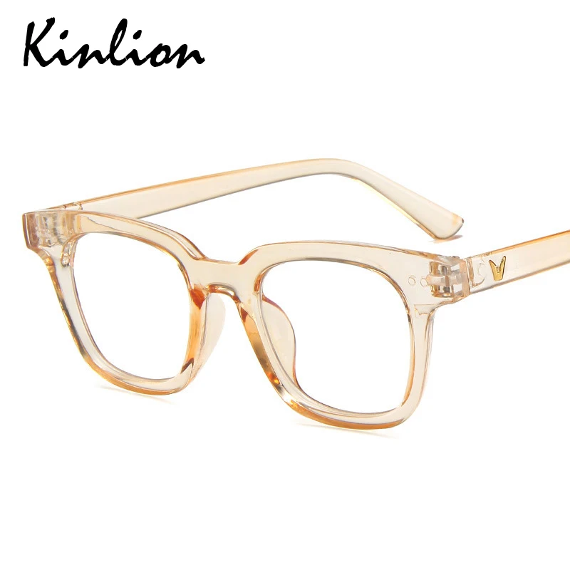 Kinlion квадратные винтажные очки для глаз для женщин прозрачная близорукость Мужская классическая оправа для очков оптические очки оправа для очков Gafas
