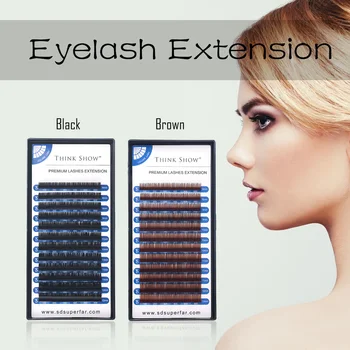 

TS High Quality Korean Silk False Eyelash Extension 3D Faux Mink Lash Extensions Super Soft Eyelash Extensions