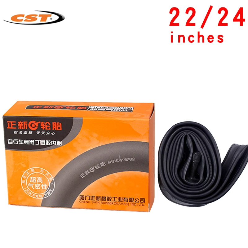 CST BMX Foldable Bicycle Tire 22 24Inch Mountain Bike Tube Bike Parts 1.5 1.75 1.95 2.125 22*1, 3/8  Cycling Inner Tube  ﻿