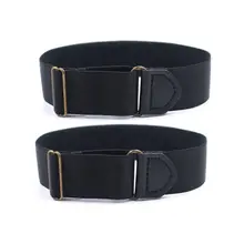 2x Мужская рубашка жениха держатель рукава металлический Противоскользящий ремень эластичная наручная повязка