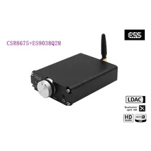 Новая версия ES9038 декодер Xmos CSR8675 Bluetooth 5,0 APTX HD LDAC с чехол для hifi усилитель аудио T1047