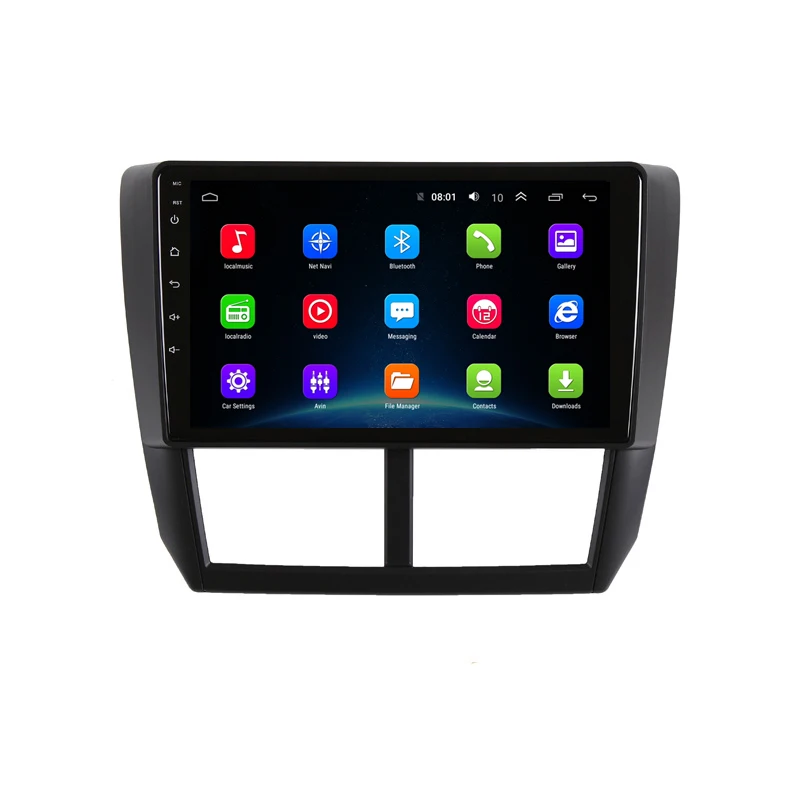 Cheap 9" 2.5D IPS screen Android 8.1 Car DVD Multimedia Player GPS For Subaru Forester 2008 2009 2010-2012 audio car radio stereo navi 18