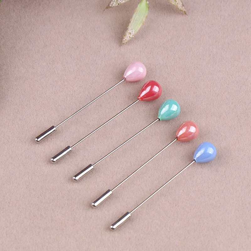12pcs คริสตัล Broches Pins ผู้หญิงมุสลิม Hijab เข็มกลัดความปลอดภัย Pins