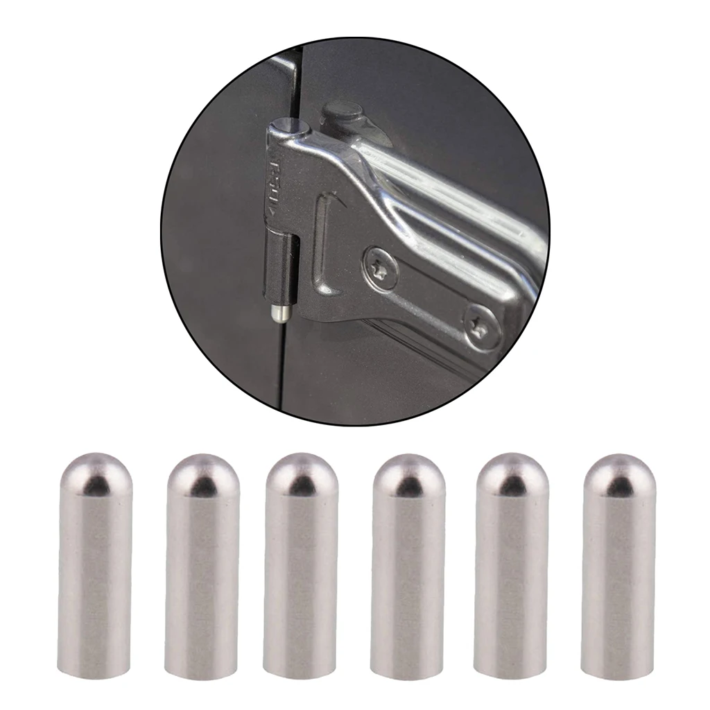 8pcs/Set Door Pin Guides Hinge Liners Bolt For Jeep Wrangler JK JKU JL 2007-2019