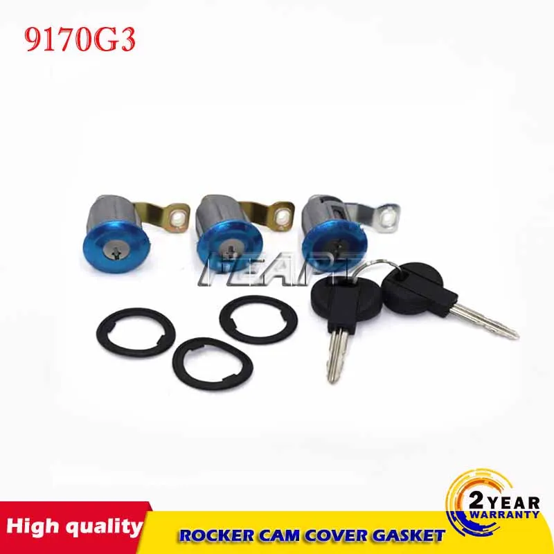 

LEFT RIGHT DOOR LOCK CYLINDER WITH 2 KEYS FOR CITROEN BERLINGO XSARA PICASSO PEUGEOT PARTNER OE 9170G3 252522