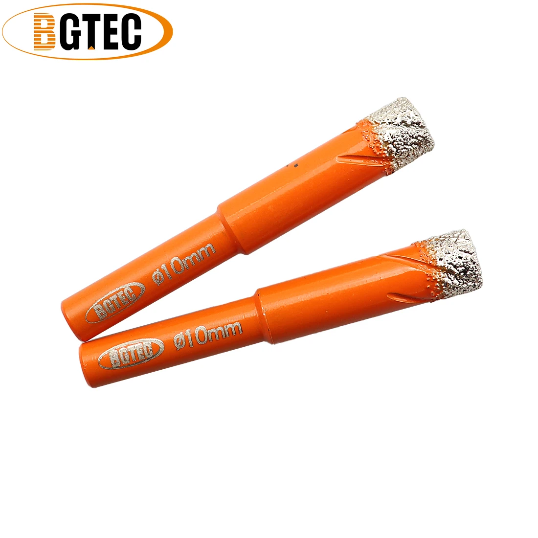 Сверла BGTEC с круглым хвостовиком 10 мм вакуумные алмазные насадки пайкой для