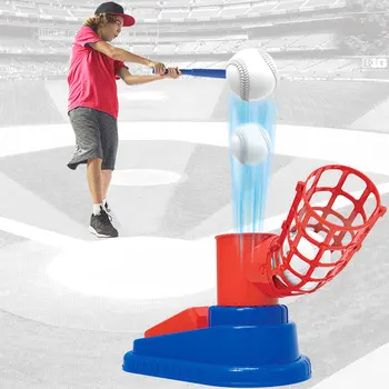 Automatic Baseball Ball Machine Set Safe Durable Children Baseball Pitching Machine Launcher Toy Sports Baseball