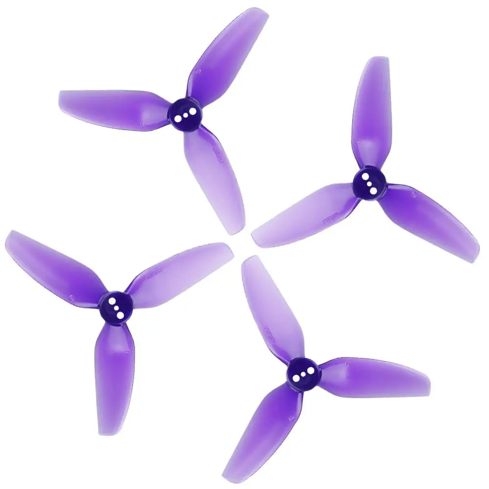 

4PCS/2Pairs HQ Durable Prop T3X3X3 propeller 3 blade/tri-blade 3 inch CW CCW Poly carbonate prop for FPV RC Racing drone ACCS