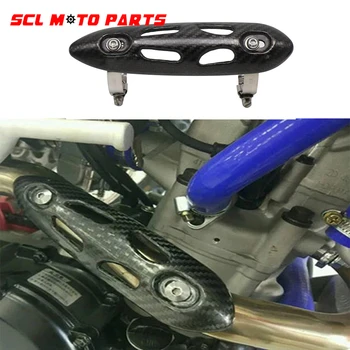 

ALconstar-Racing Motorcycle Exhaust Pipe Protection Heat Shield Cover Carbon Fiber Universal For YAMAHA ZUSUKI KAWASAKI HONDA
