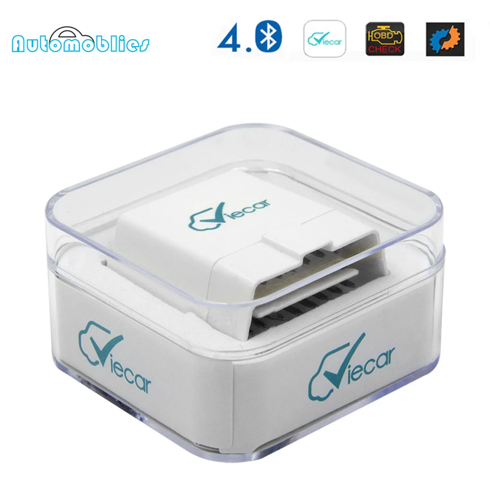 Viecar ELM 327 V1.5 PIC18F25K80 OBD2 Bluetooth 4,0 сканер ODB2 для Android/IOS OBD 2 Автомобильный диагностический инструмент elm327 v1.5