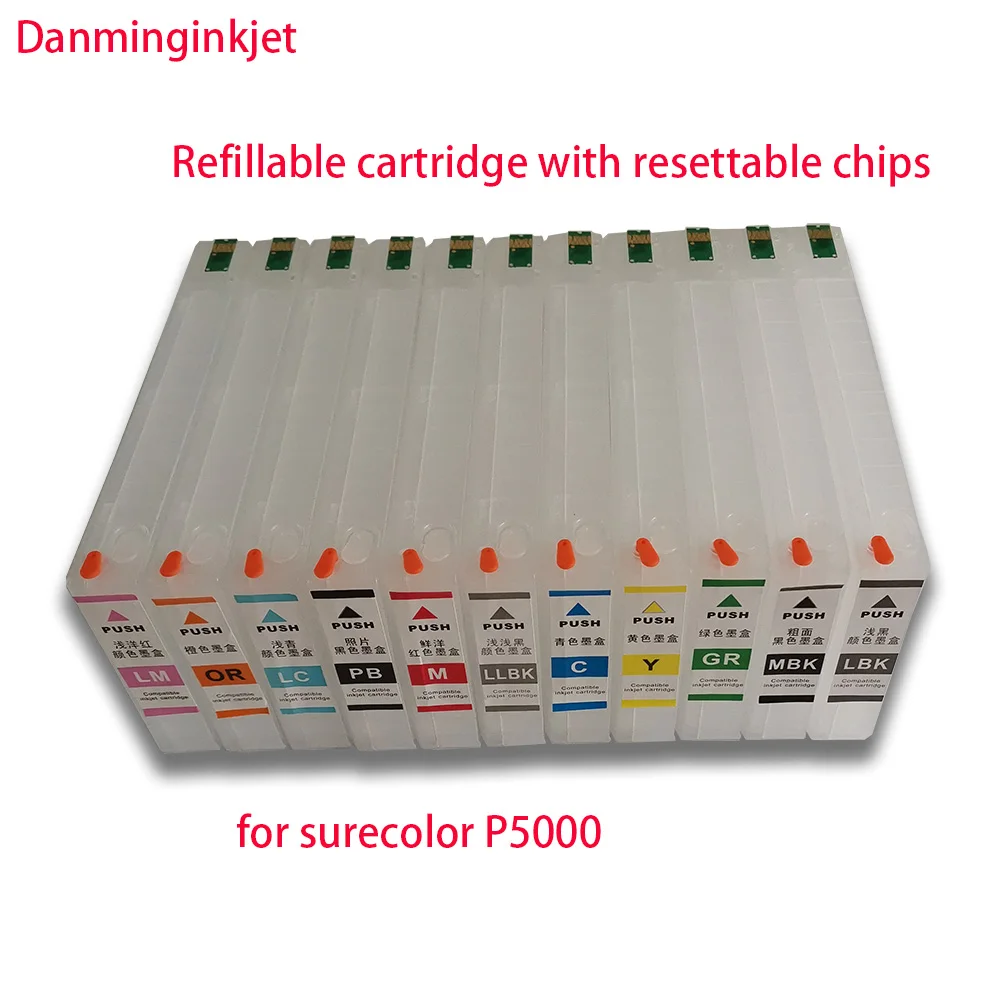 T9131 T913D refillable cartridge with resettable chips for epson