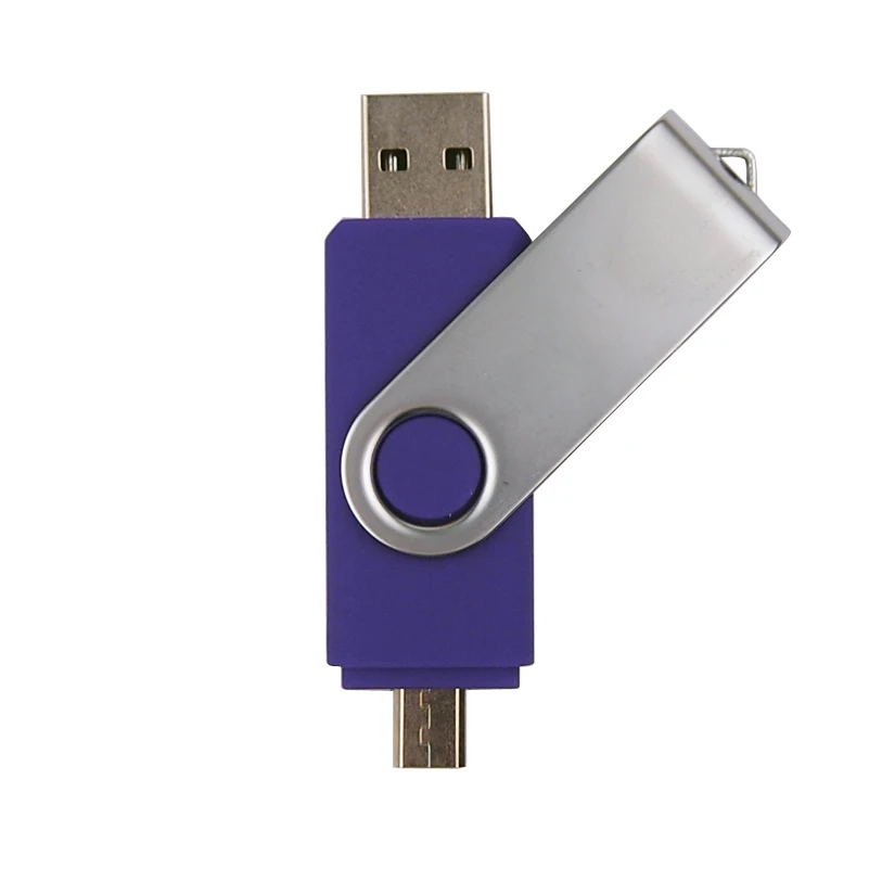 Пользовательский логотип 10 шт. USB2.0 Usb флэш-накопитель 32 Гб OTG для смартфонов Android/ПК высокоскоростной Usb флешка 16 ГБ 8 ГБ свадебный подарок - Цвет: Purple