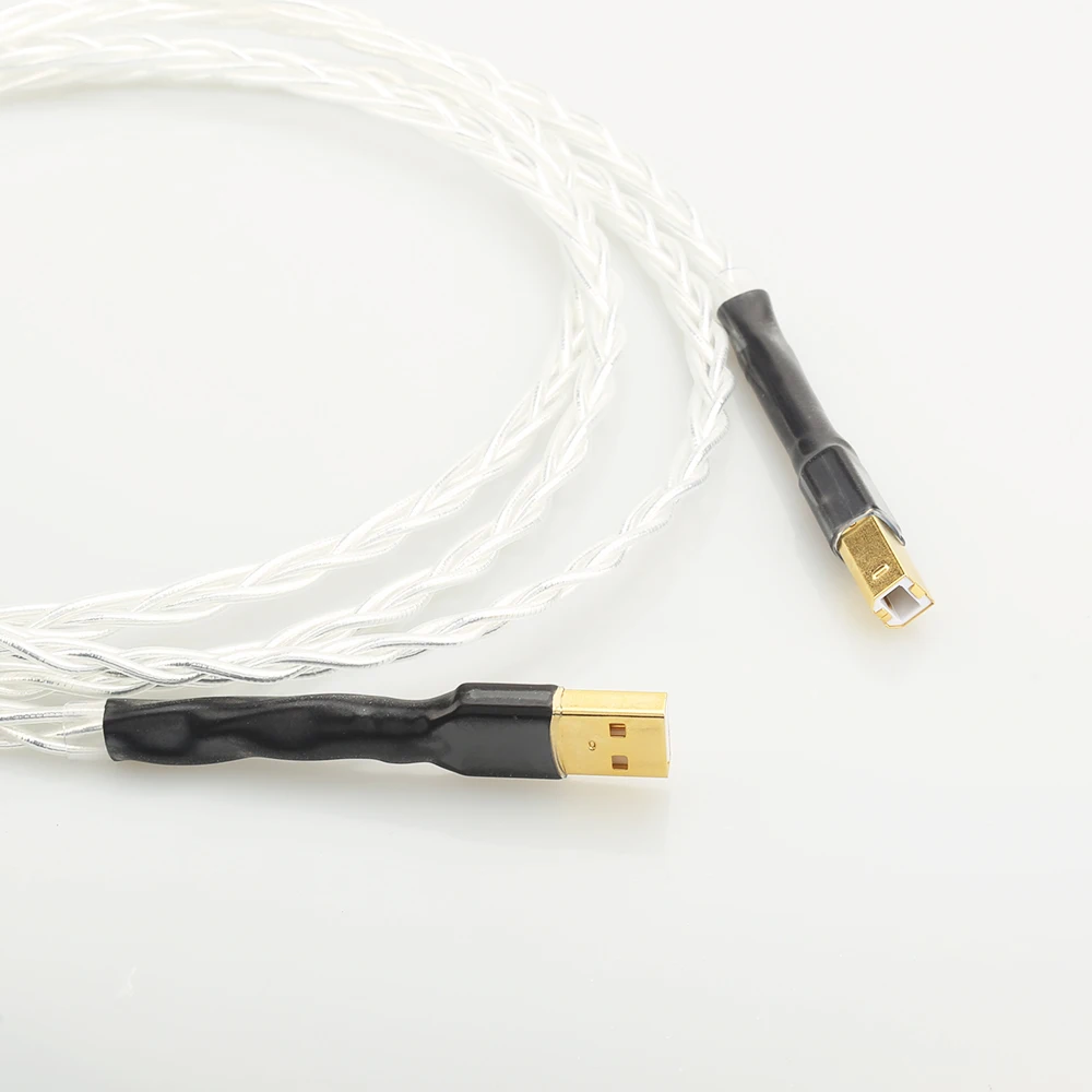 1 шт. Hi-End Соединительный usb-кабель с A-B позолоченный аудиокабель USB