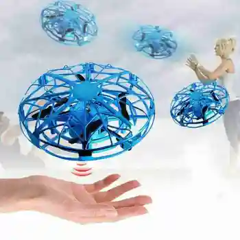 

Mini UFO Drone Magic Gesture Induction Flying Aircraft Drone Toy Anti-collision Electronic Infrared Sensing Control RC UFO Drone