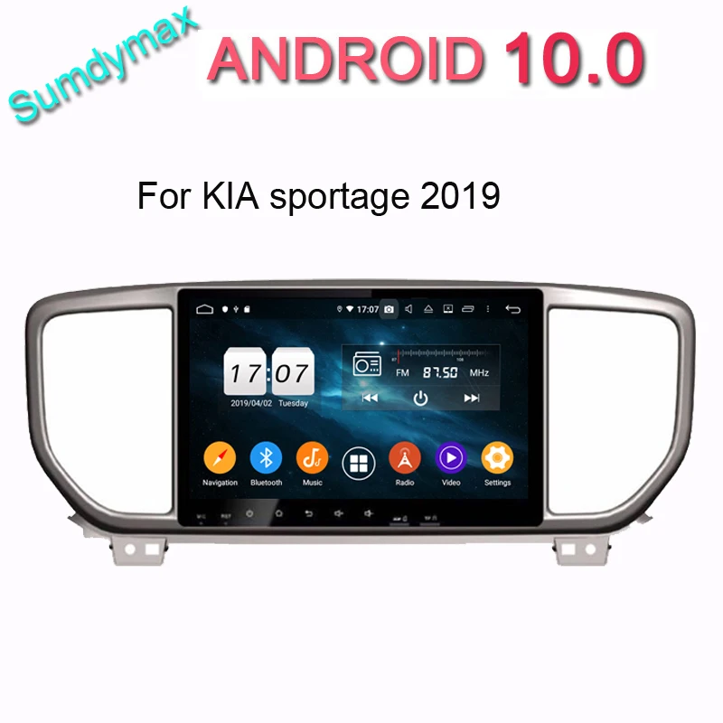 Автомобильный dvd-плеер на Android 10 для KIA sportage 2019 автомобильный gps-навигатор с