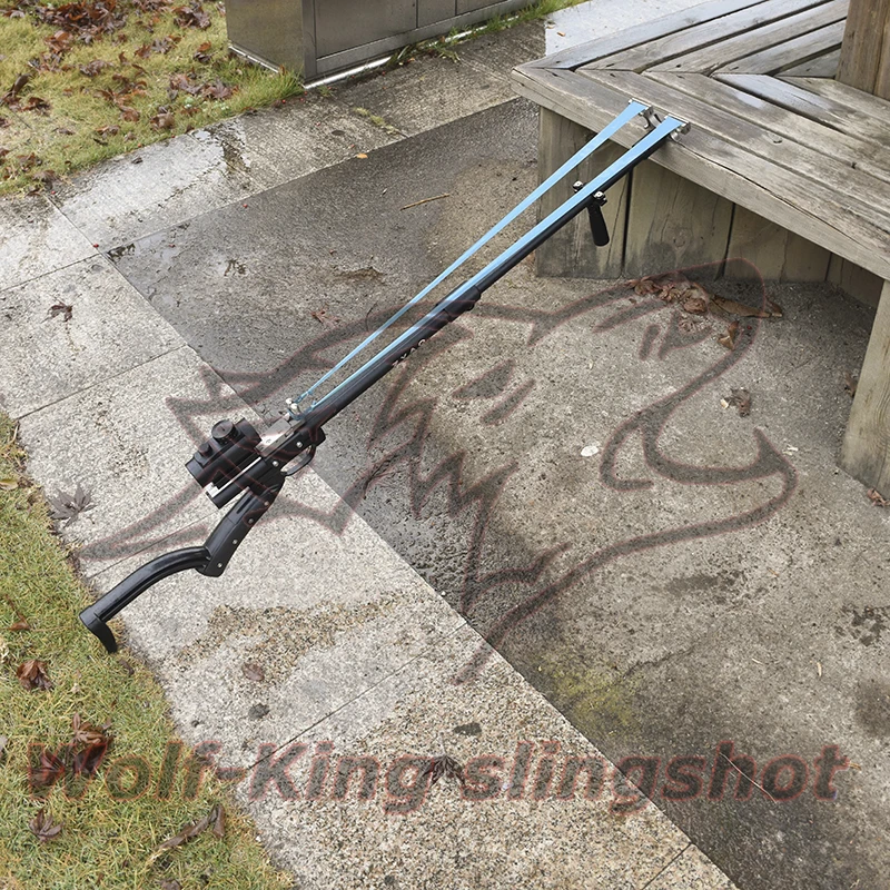 New Wolf King Hunting Slingshot Rifle Precision Shooting Retractable