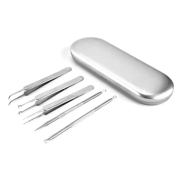 

Nordmyra Stainless Steel Blackhead Remover Tool Kit Professional Blackhead Acne Comedone Pimple Blemish Extractor Beauty Tool
