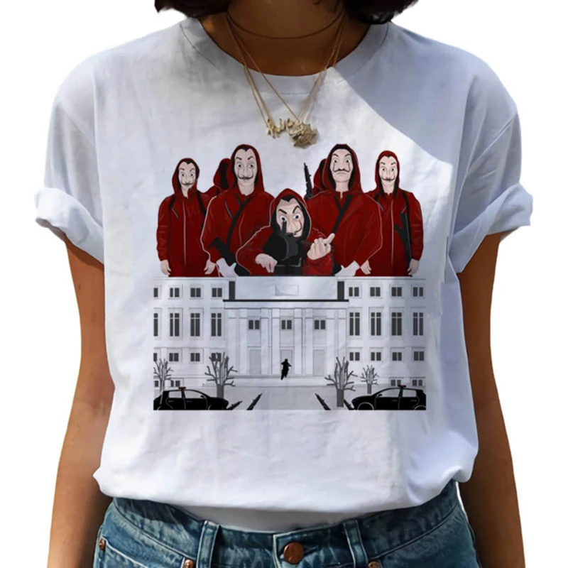 Women's Money Heist Theme Fashion Tee-8