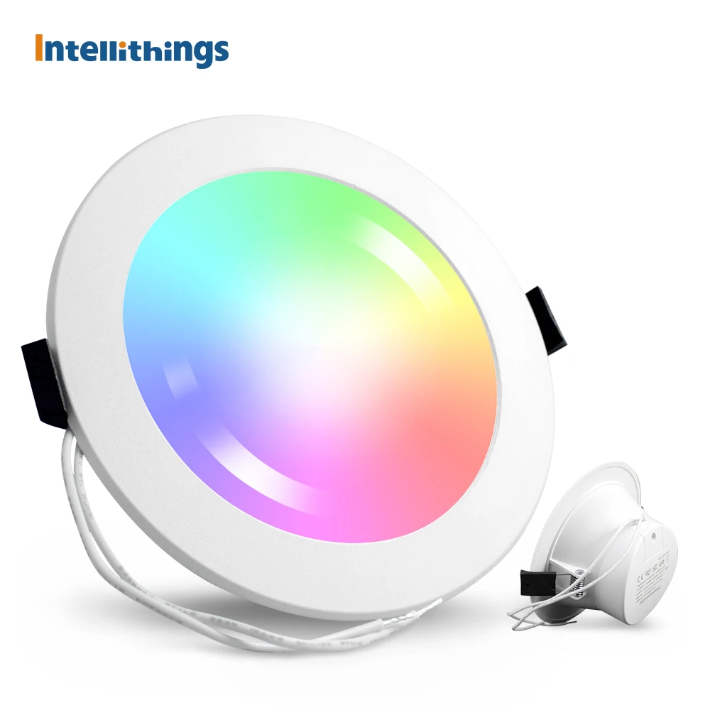 Zemismart Tuya Zigbee 2 5 дюймов 7 Вт RGBCW вниз светильник Smart Led потолочный SmartThings App Alexa Google Home