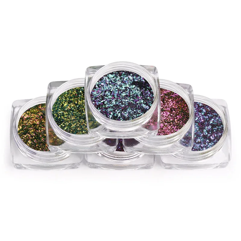 

Christmas gift Color Nail Glitter Aluminum Sequins Irregular Nail Powder Manicure Decoration sd01