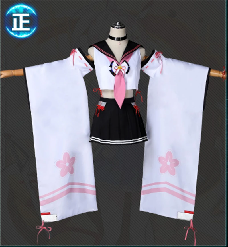 

Anime Azur Lane Yugure Cosplay Costume Lolita Full Outfit Cos Carnival Party Dress H